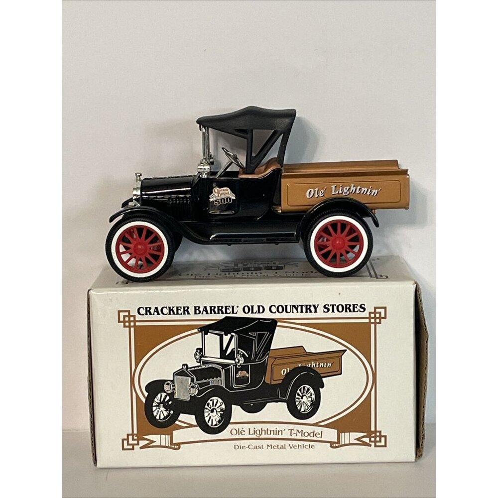Cracker Barrel Ford 1918 Model T Ole Lightnin T-Model Die Cast Metal Vehicle BOX